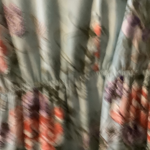 Nannette‎ Floral Midi Dress - Light Blue and Pink - Picture 5 of 10